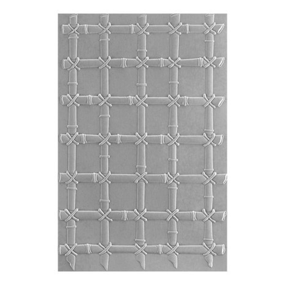 Spellbinders Painter's Garden Bamboo Trellis 3D Embossing Folder (E3D-044) Spellbinders Painter's Garden Bamboo Trellis 3D Embossing Folder (E3D-044)
