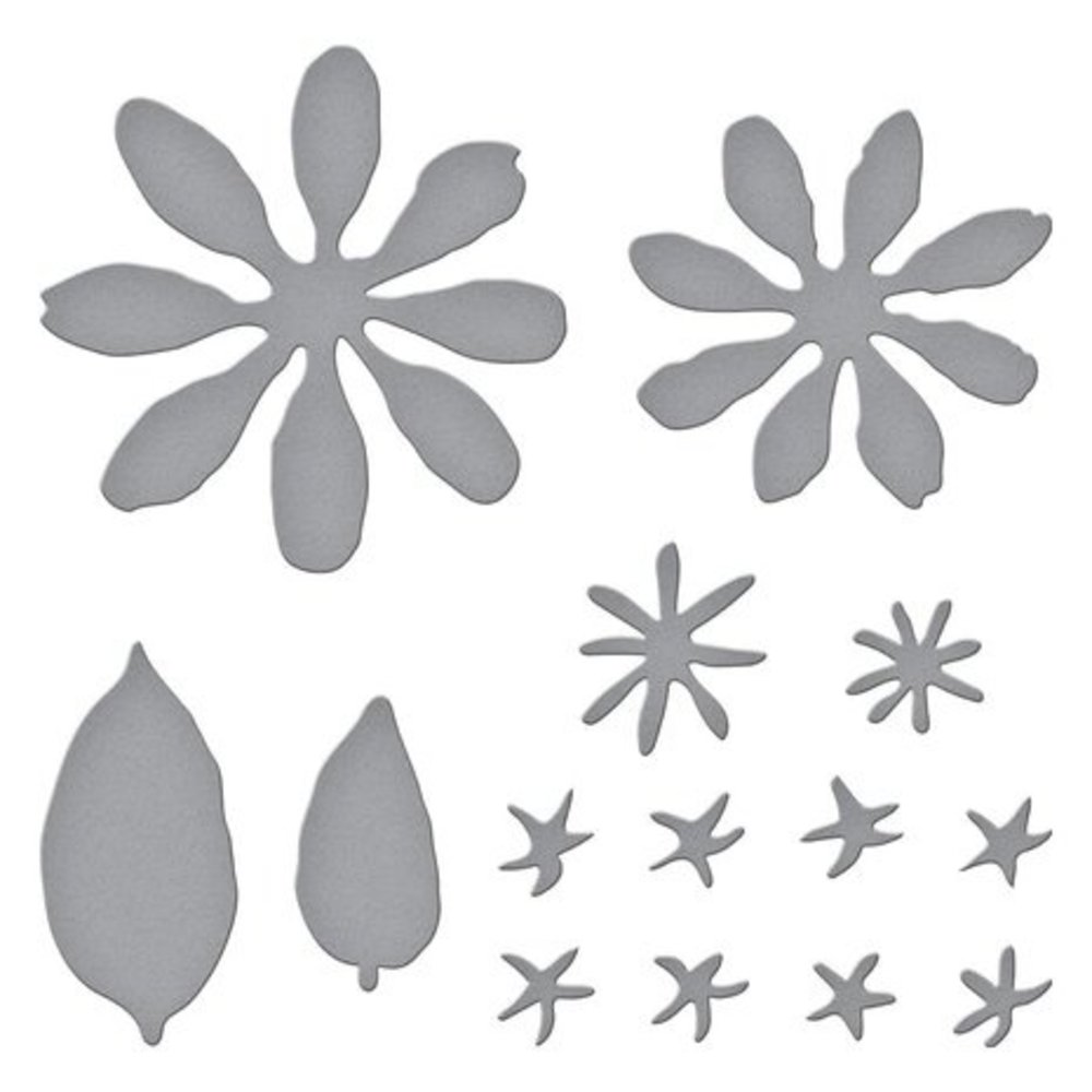 Spellbinders Painter's Garden Zinnia Dies (S4-1236)