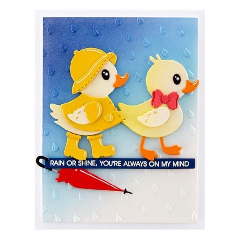 Spellbinders Showered With Love Raindrops 3D Embossing Folder (E3D-052) Spellbinders Showered With Love Raindrops 3D Embossing Folder (E3D-052)