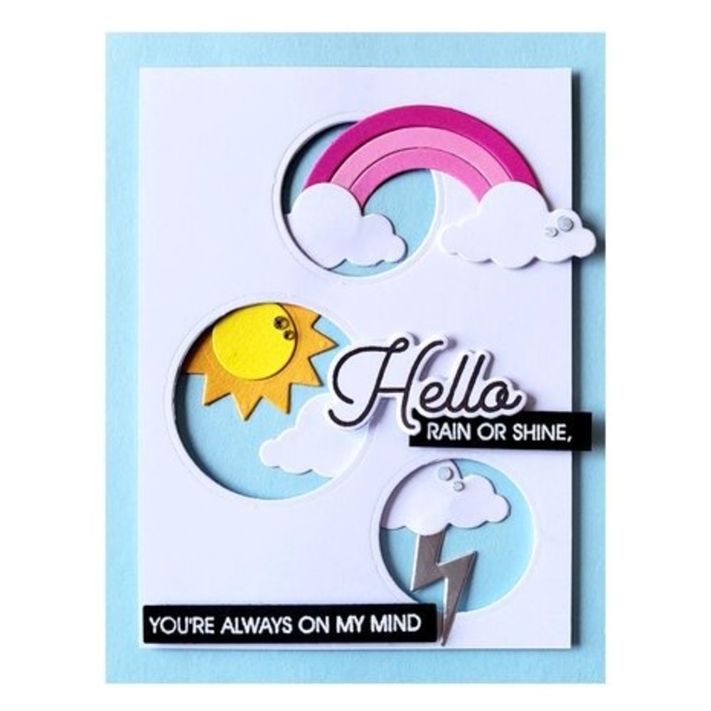 Spellbinders Showered With Love I've Got You Covered Clear Stamp & Die Set (SDS-181)