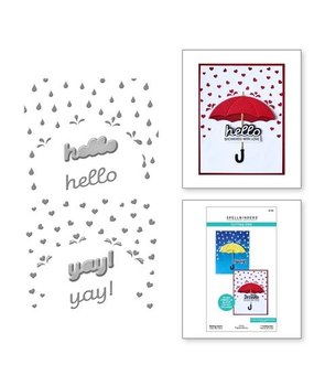 Spellbinders Showered With Love Raining Hearts Dies (S5-559) Spellbinders Showered With Love Raining Hearts Dies (S5-559)