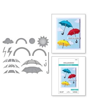 Spellbinders Showered With Love Rain or Shine Dies (S4-1260) Spellbinders Showered With Love Rain or Shine Dies (S4-1260)