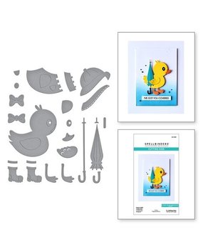 Spellbinders Showered With Love Duck with Umbrella Dies (S4-1261)