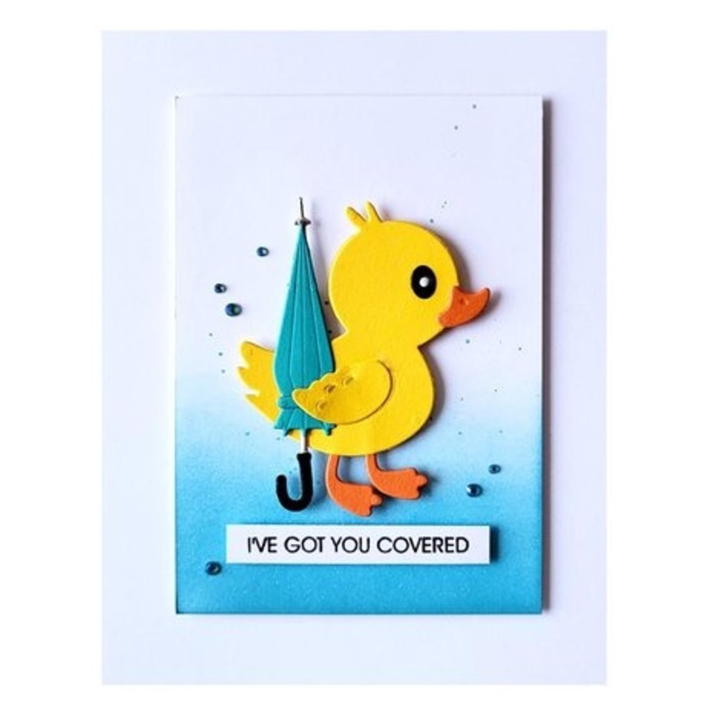 Spellbinders Showered With Love Duck with Umbrella Dies (S4-1261)