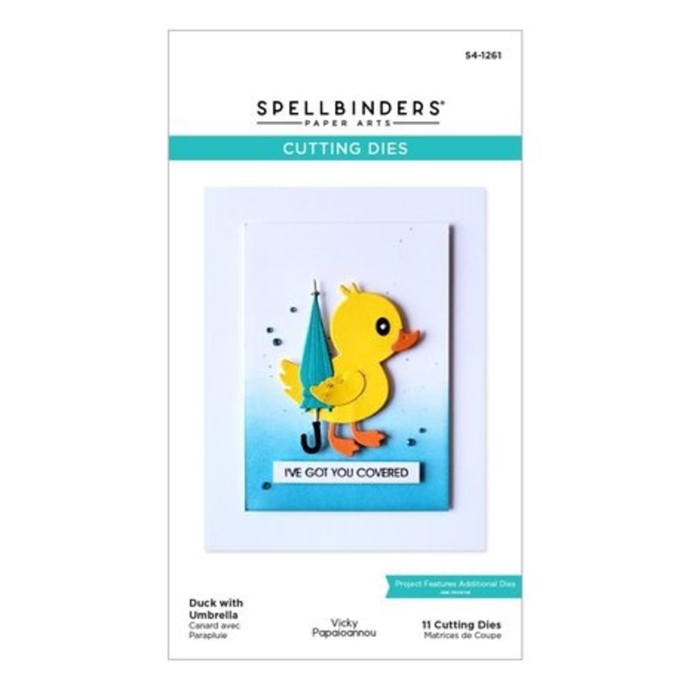 Spellbinders Showered With Love Duck with Umbrella Dies (S4-1261)