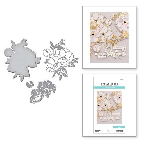 Spellbinders Anemone Blooms Anemones Dies (S4-1246) Spellbinders Anemone Blooms Anemones Dies (S4-1246)