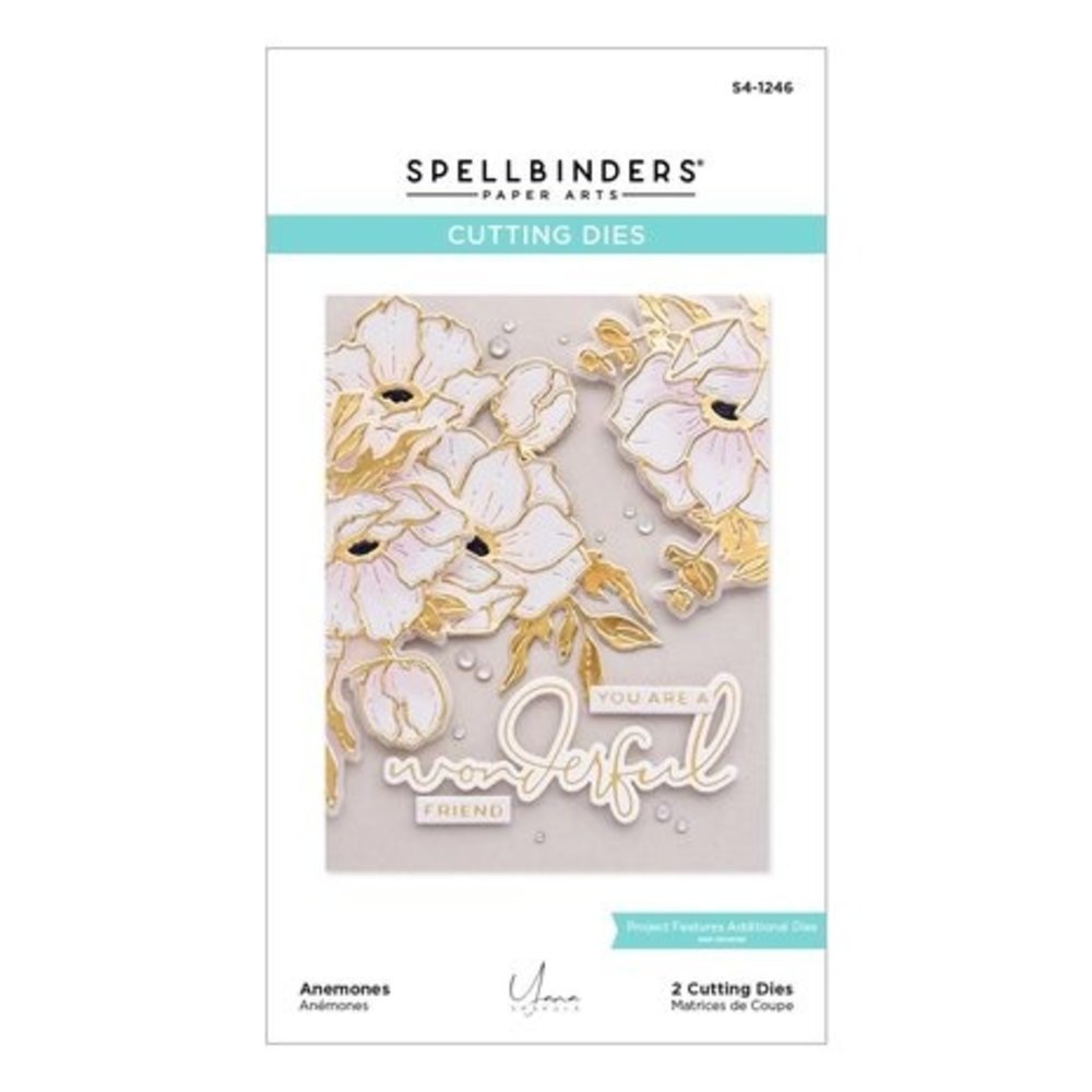 Spellbinders Anemone Blooms Anemones Dies (S4-1246) Spellbinders Anemone Blooms Anemones Dies (S4-1246)