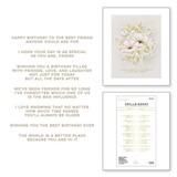 Spellbinders Anemone Blooms Inside Card Glimmer Sentiments Glimmer Hot Foil Plate (GLP-357)