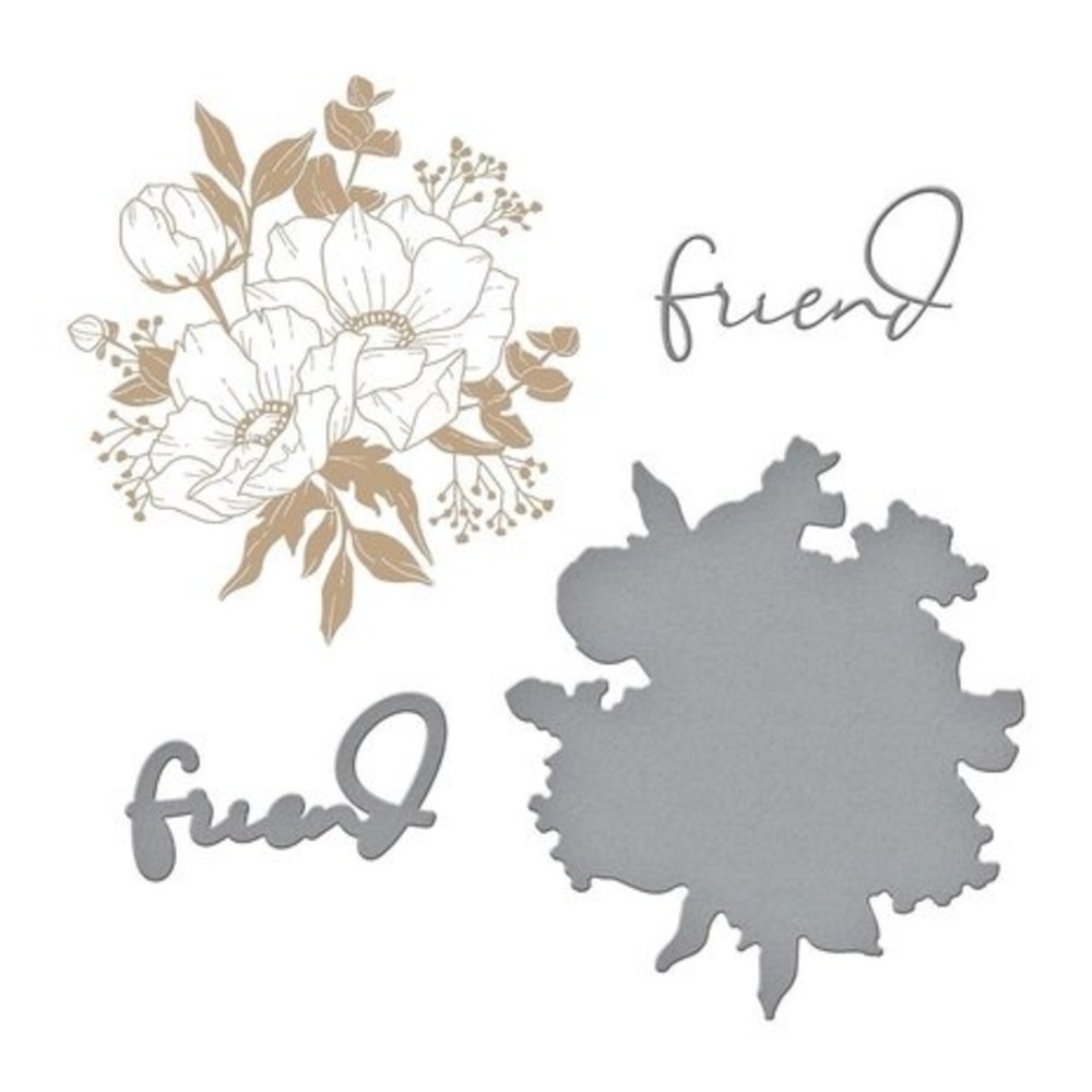 Spellbinders Anemone Blooms Anemone Glimmer Blooms Glimmer Hot Foil Plate & Die Set (GLP-358) Spellbinders Anemone Blooms Anemone Glimmer Blooms Glimmer Hot Foil Plate & Die Set (GLP-358)