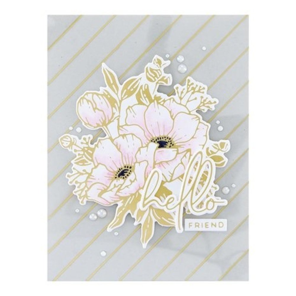 Spellbinders Anemone Blooms Anemone Glimmer Blooms Glimmer Hot Foil Plate & Die Set (GLP-358) Spellbinders Anemone Blooms Anemone Glimmer Blooms Glimmer Hot Foil Plate & Die Set (GLP-358)