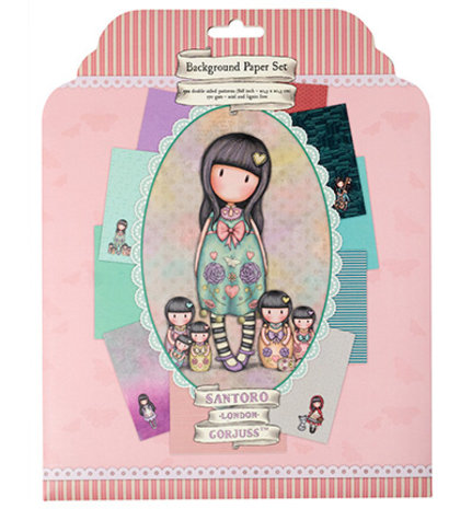 Gorjuss Background Paper Set 8x8 Inch (GOR-ES-PS19) Gorjuss Background Paper Set 8x8 Inch (GOR-ES-PS19)