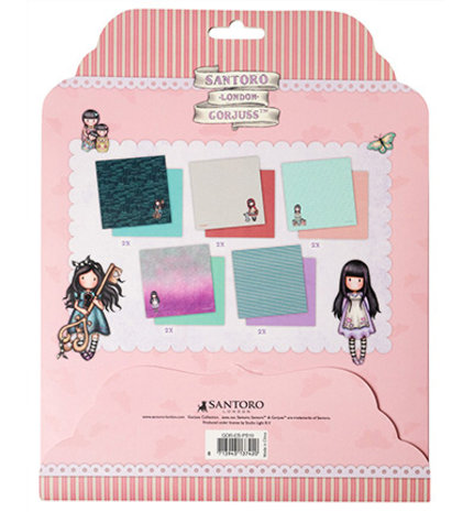 Gorjuss Background Paper Set 8x8 Inch (GOR-ES-PS19) Gorjuss Background Paper Set 8x8 Inch (GOR-ES-PS19)