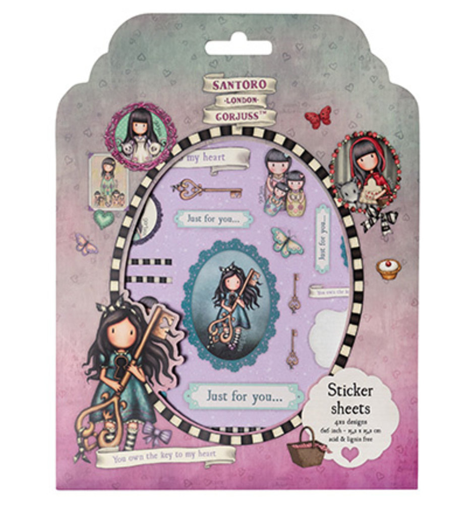 Gorjuss Sticker Sheets (GOR-ES-STIC08)