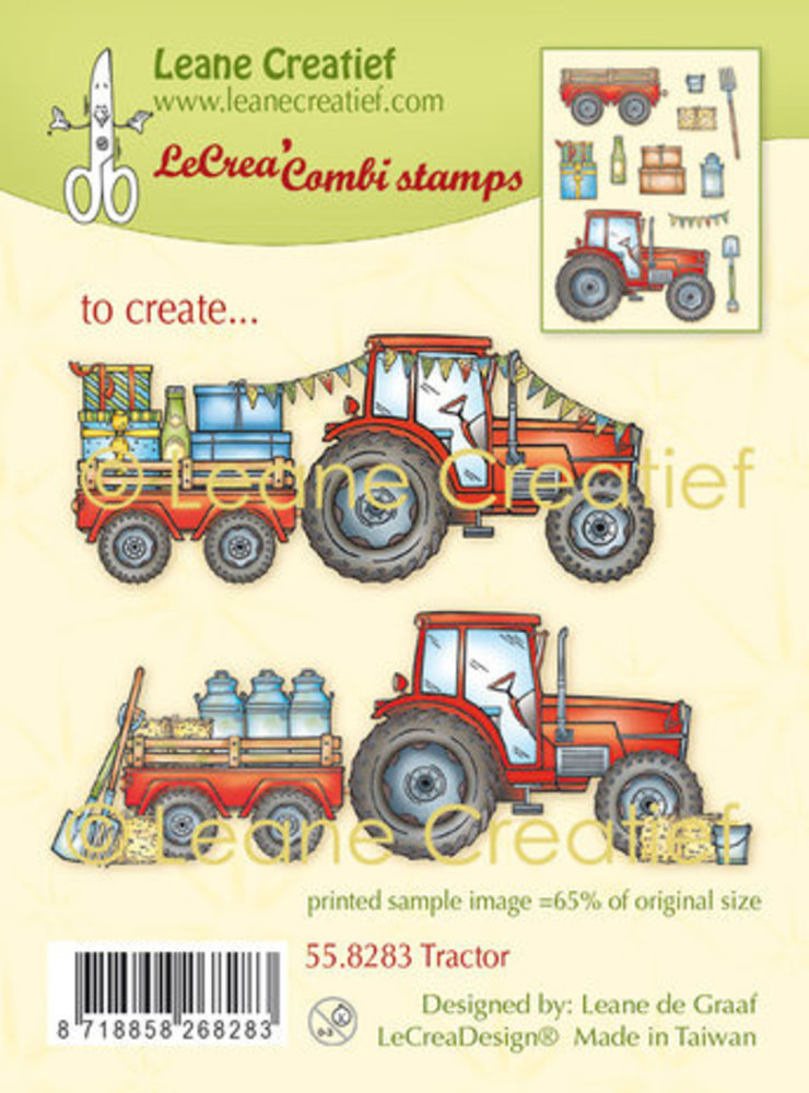 Leane Creatief Tractor Clear Stamps (55.8283)