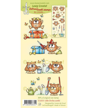 Leane Creatief Little Owlies Clear Stamps (55.8351) Leane Creatief Little Owlies Clear Stamps (55.8351)
