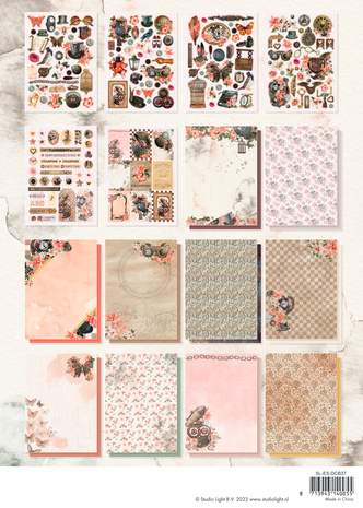 Studio Light Steampunk Dreams A4 DIY Block (SL-ES-DCB37) Studio Light Steampunk Dreams A4 DIY Block (SL-ES-DCB37)