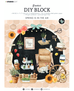Studio Light Spring Is In The Air A4 DIY Block (SL-ES-DCB39)