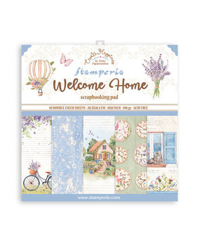 Stamperia Create Happiness Welcome Home 8x8 Inch Paper Pack (SBBS77) Stamperia Create Happiness Welcome Home 8x8 Inch Paper Pack (SBBS77)