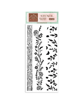 Stamperia Create Happiness Welcome Home Thick Stencil 12x25cm Nature (KSTDL77) Stamperia Create Happiness Welcome Home Thick Stencil 12x25cm Nature (KSTDL77)