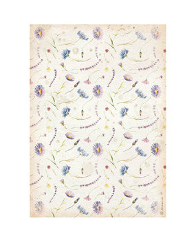 Stamperia Create Happiness Welcome Home Blue Flowers Rice Paper A4 (DFSA4742) Stamperia Create Happiness Welcome Home Blue Flowers Rice Paper A4 (DFSA4742)