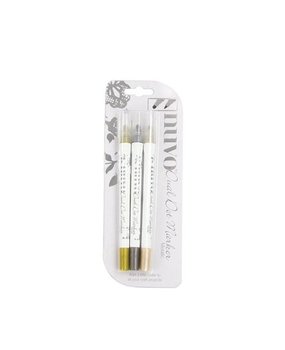Nuvo Dual Tip Dot Markers Metallic Set (140N)