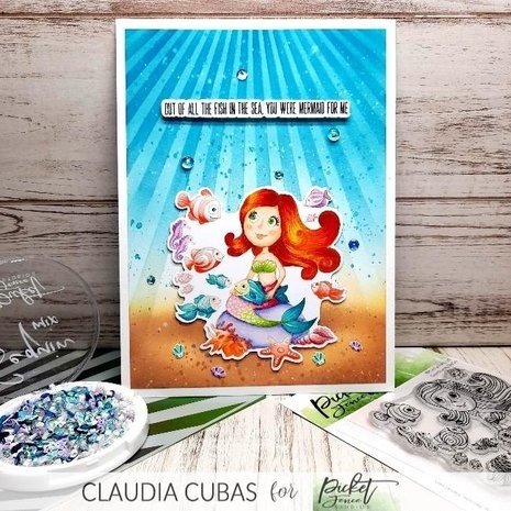 Picket Fence Studios We are a Fishy Lot 4x4 Inch Clear Stamps (OC-127) Picket Fence Studios We are a Fishy Lot 4x4 Inch Clear Stamps (OC-127)