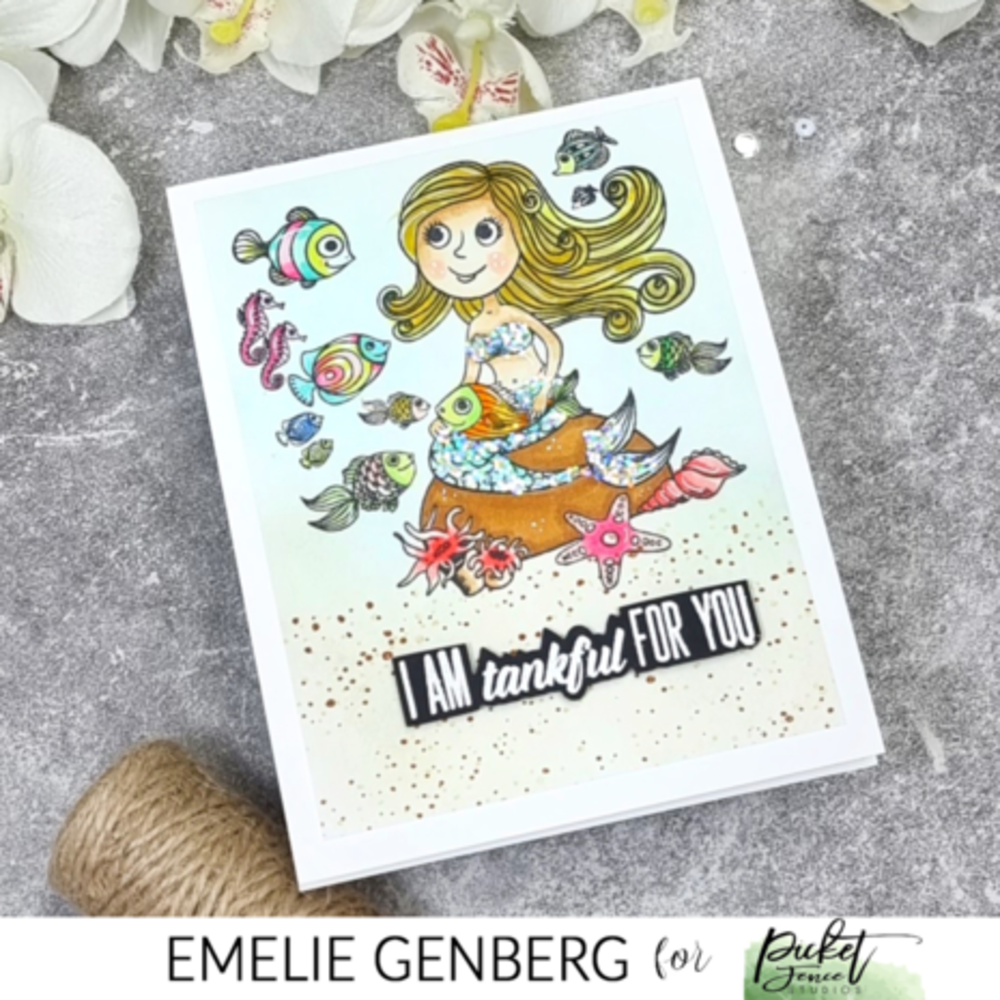 Picket Fence Studios We are a Fishy Lot 4x4 Inch Clear Stamps (OC-127) Picket Fence Studios We are a Fishy Lot 4x4 Inch Clear Stamps (OC-127)