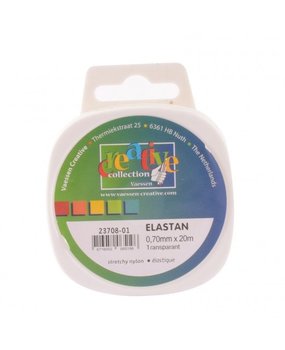 Vaessen Creative Elastan Koord Transparant 0.7mm (23708-01) Vaessen Creative Elastan Koord Transparant 0.7mm (23708-01)
