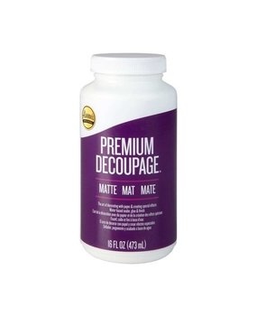 Aleene's Premium Decoupage Matte Sealer Glue & Finish (473 ml) (40921)
