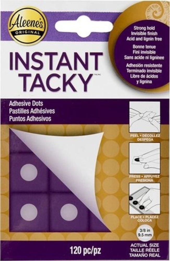 Aleene's Instant Tacky Adhesive Dots 3/8 Inch (33186) Aleene's Instant Tacky Adhesive Dots 3/8 Inch (33186)
