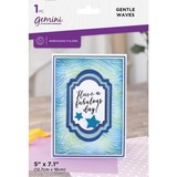 Gemini Textured Embossing Folder Gentle Waves (GEM-EF5-GENWAVE)