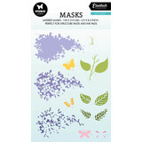 Studio Light Essentials Lilac Flower A5 Masking Stencil (SL-ES-MASK172)