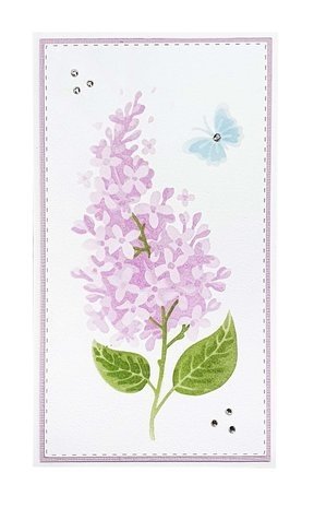 Studio Light Essentials Lilac Flower A5 Masking Stencil (SL-ES-MASK172) Studio Light Essentials Lilac Flower A5 Masking Stencil (SL-ES-MASK172)