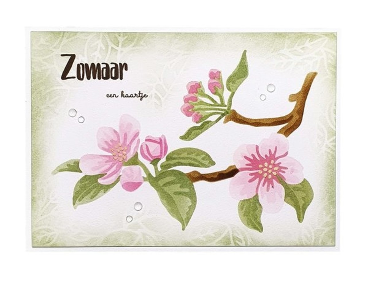 Studio Light Essentials Apple Blossom A5 Masking Stencil (SL-ES-MASK173)