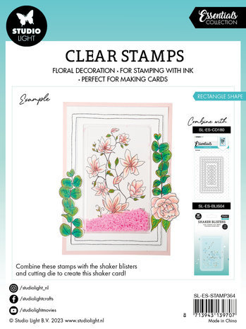 Studio Light Essentials Clear Stamp Rectangle Shape (SL-ES-STAMP364) Studio Light Essentials Clear Stamp Rectangle Shape (SL-ES-STAMP364)