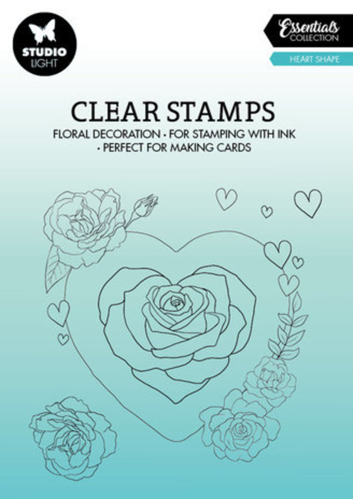 Studio Light Essentials Clear Stamp Heart Shape (SL-ES-STAMP365) Studio Light Essentials Clear Stamp Heart Shape (SL-ES-STAMP365)