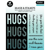Studio Light Essentials Hugs Sentiments Mask & Stamp (SL-ES-MST04)