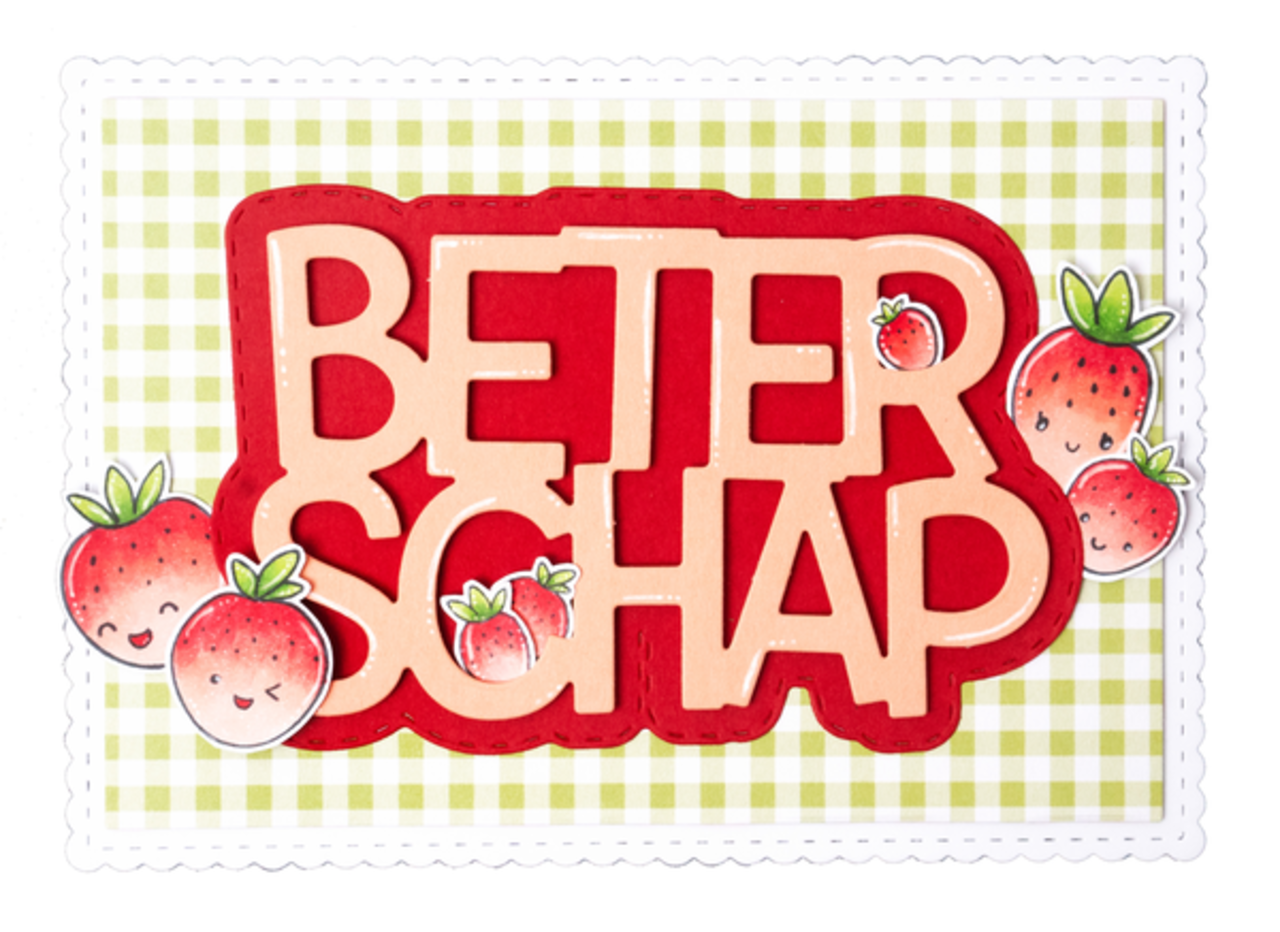 Creative Craftlab Friendz Clear Stamps Berry Sweet (CCL-FR-STAMP347) Creative Craftlab Friendz Clear Stamps Berry Sweet (CCL-FR-STAMP347)