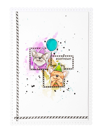 Creative Craftlab Friendz Clear Stamps Buddy's Party (CCL-FR-STAMP348)