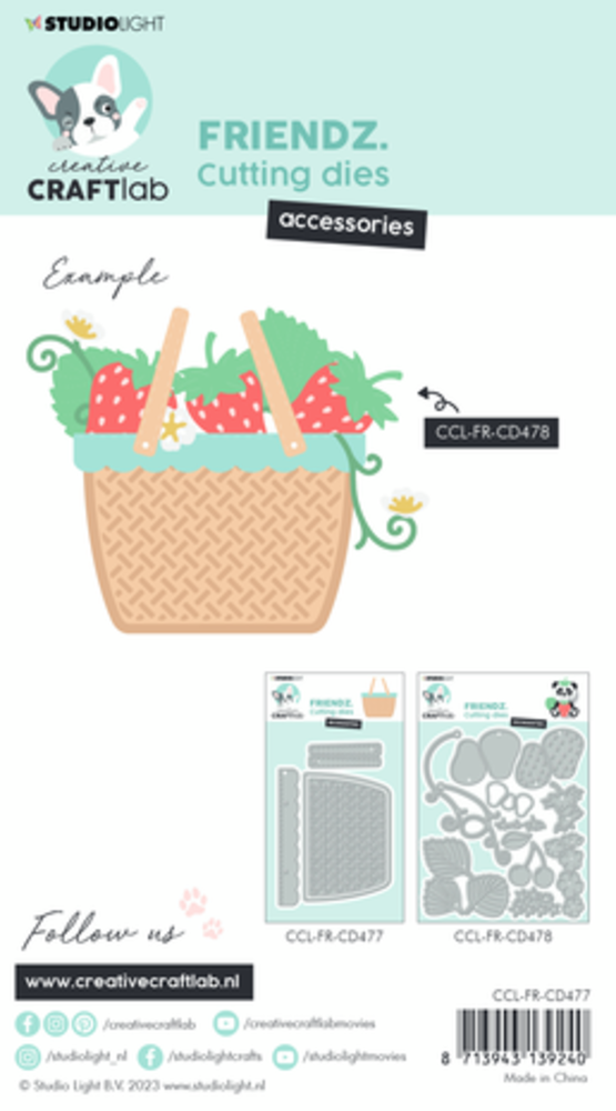 Creative Craftlab Friendz Dies Basket Accessories (CCL-FR-CD477)