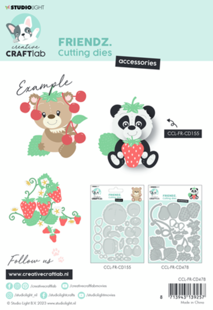 Creative Craftlab Friendz Dies Strawberries Accessoires (CCL-FR-CD478)