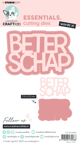 Creative Craftlab Essentials Dies Wordz XL Beterschap (CCL-ES-CD481)