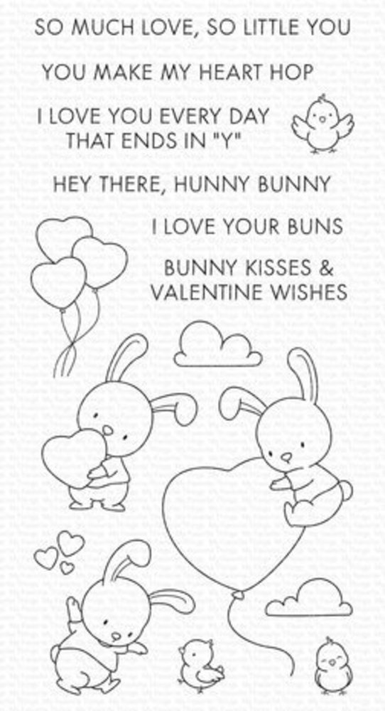 My Favorite Things Hunny Bunny Clear Stamps (YUZU-015) My Favorite Things Hunny Bunny Clear Stamps (YUZU-015)