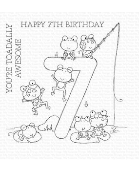 My Favorite Things Number Fun 7 Clear Stamps (RAM-043)