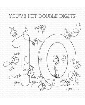 My Favorite Things Number Fun 10 Clear Stamps (RAM-049)