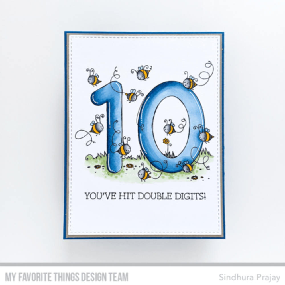 My Favorite Things Number Fun 10 Clear Stamps (RAM-049)