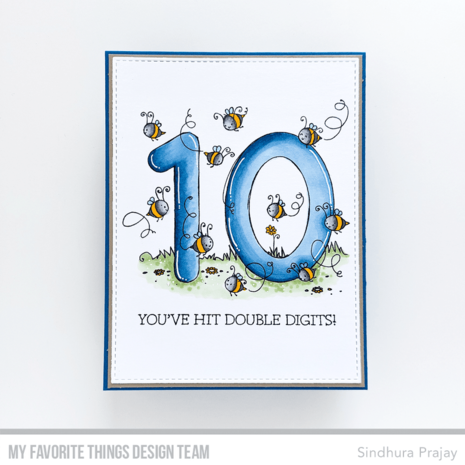My Favorite Things Number Fun 10 Clear Stamps (RAM-049)