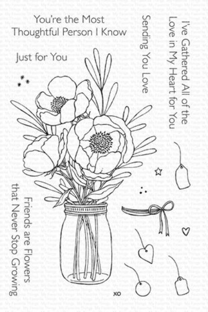 My Favorite Things Gathered with Love Clear Stamps (SY-55)