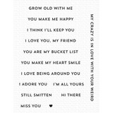 My Favorite Things Itty Bitty Love Notes Clear Stamps (CS-753)