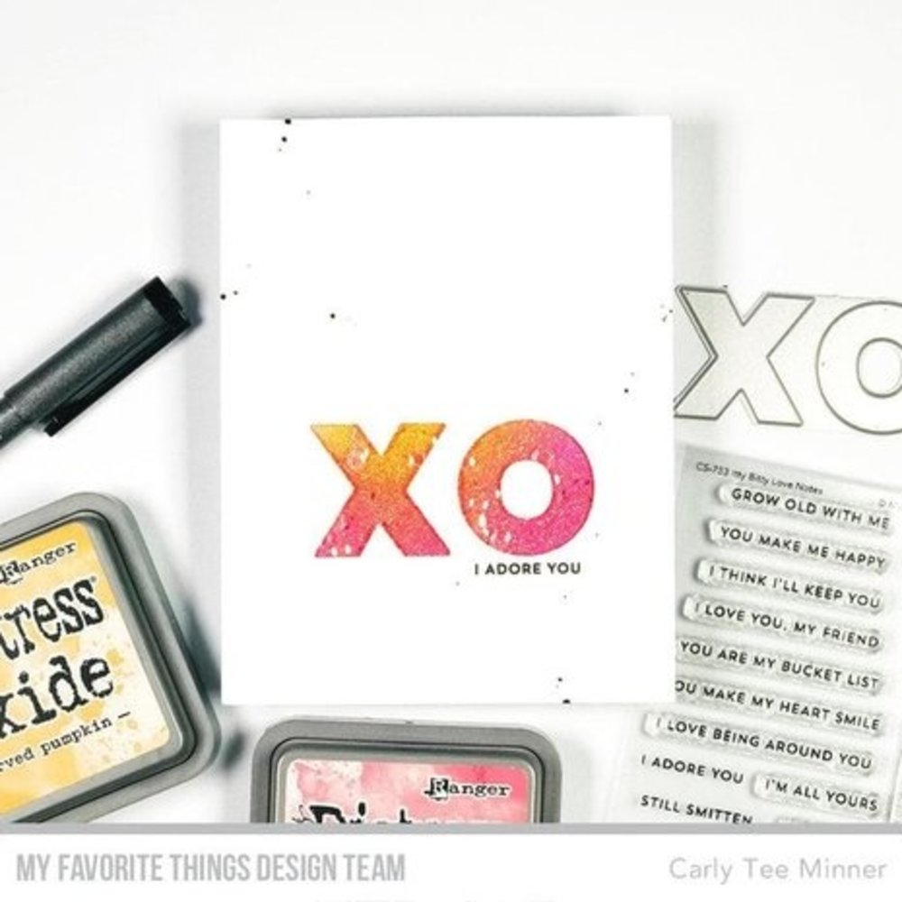 My Favorite Things Itty Bitty Love Notes Clear Stamps (CS-753)